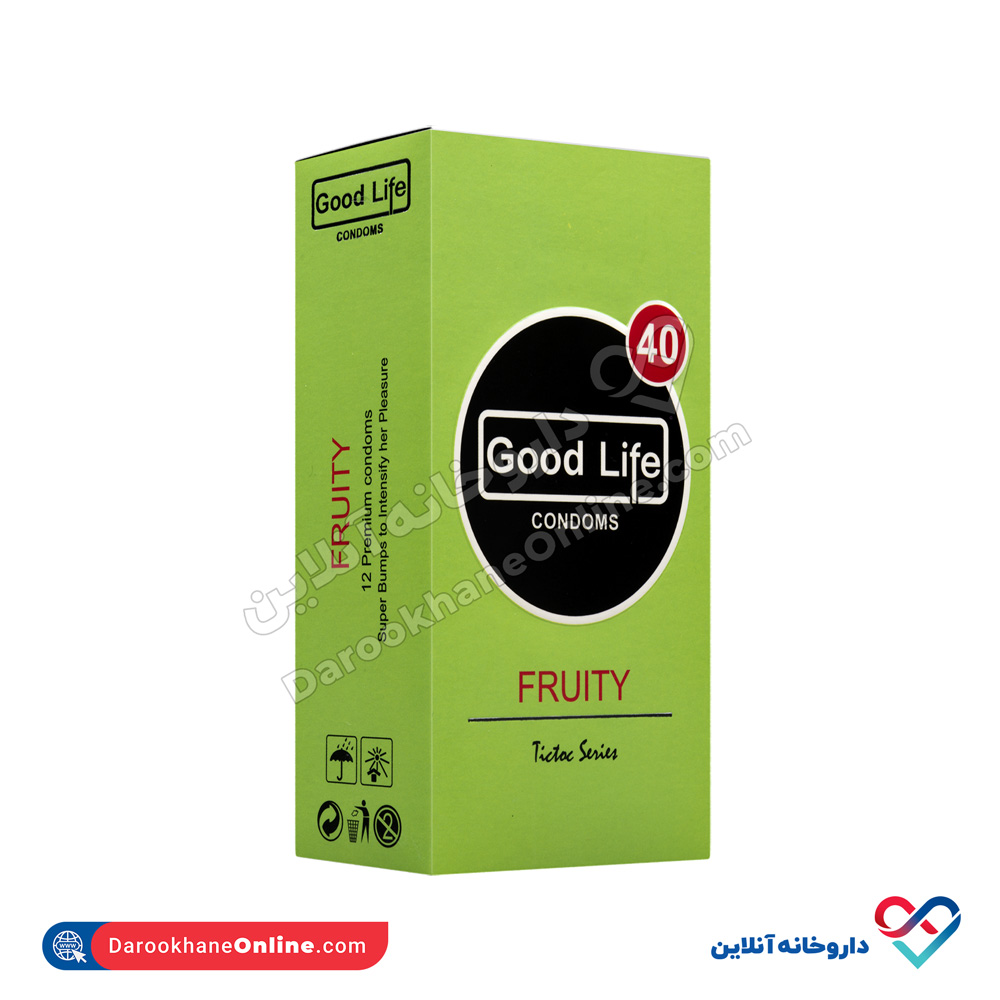 تصویر کاندوم مدل Fruity گودلایف بسته 12 عددی